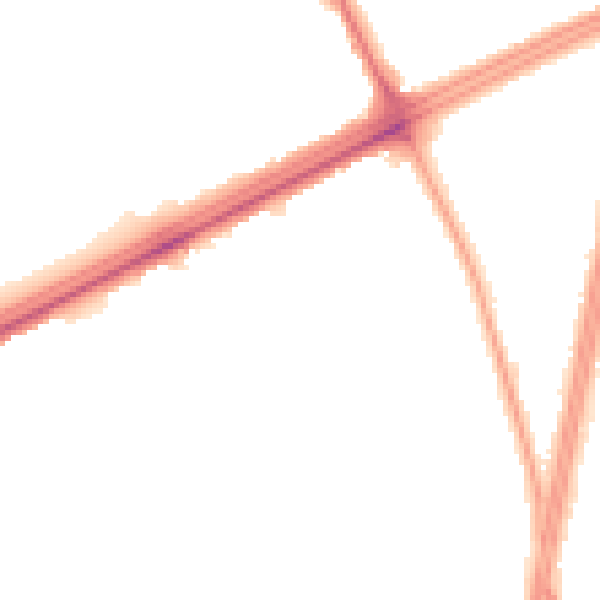 Night-time road noise heatmap for L11 7BH