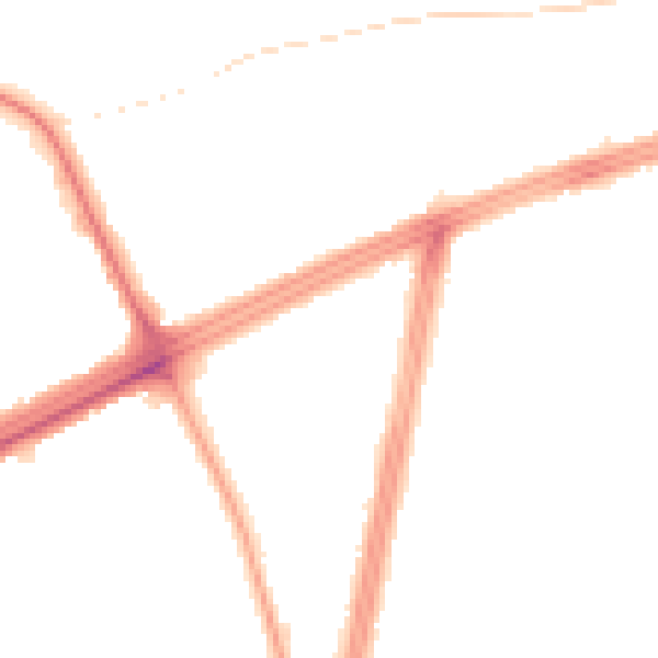 Night-time road noise heatmap for L11 7BQ