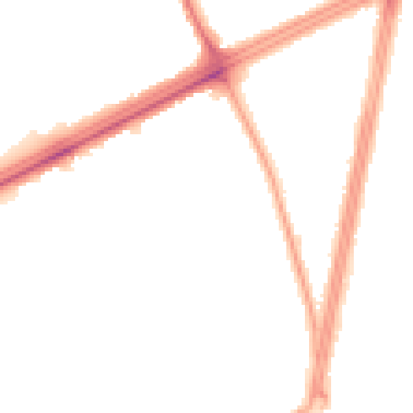 Night-time road noise heatmap for L11 7BT