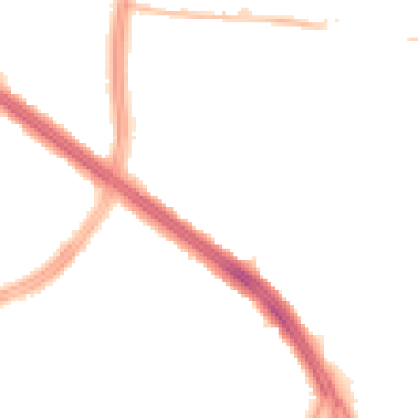 Night-time road noise heatmap for L11 8LE