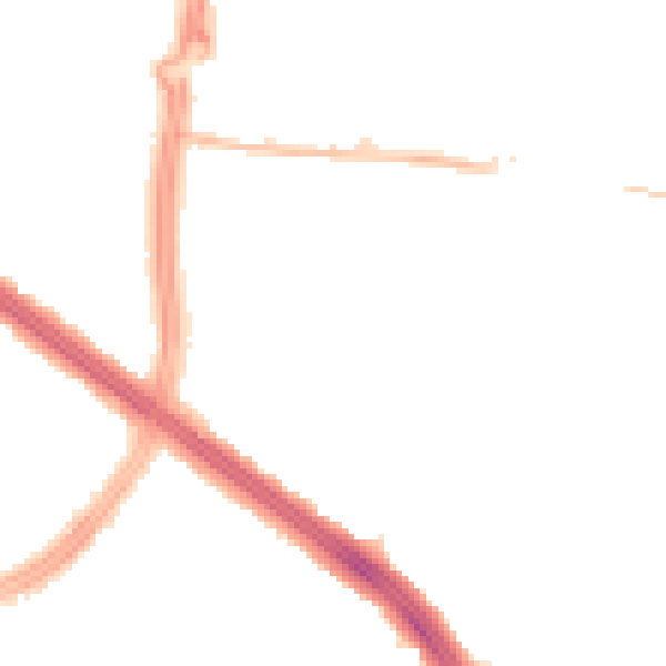 Night-time road noise heatmap for L11 8LH