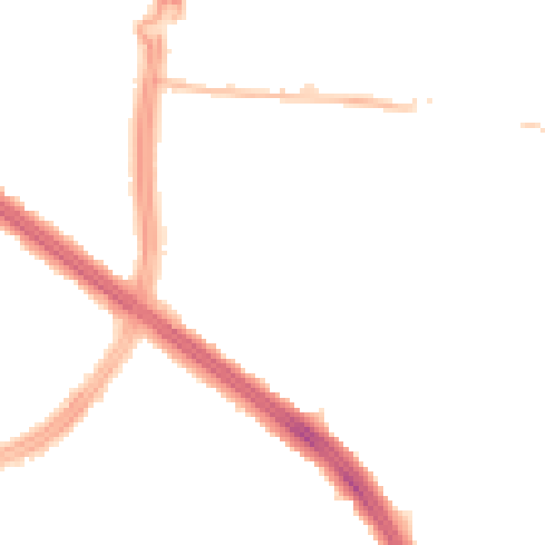 Night-time road noise heatmap for L11 8LL
