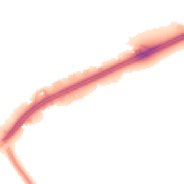 Night-time road noise heatmap for L11 9DZ