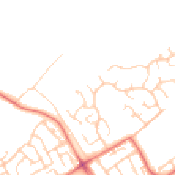 Daytime road noise heatmap for L12 0AA