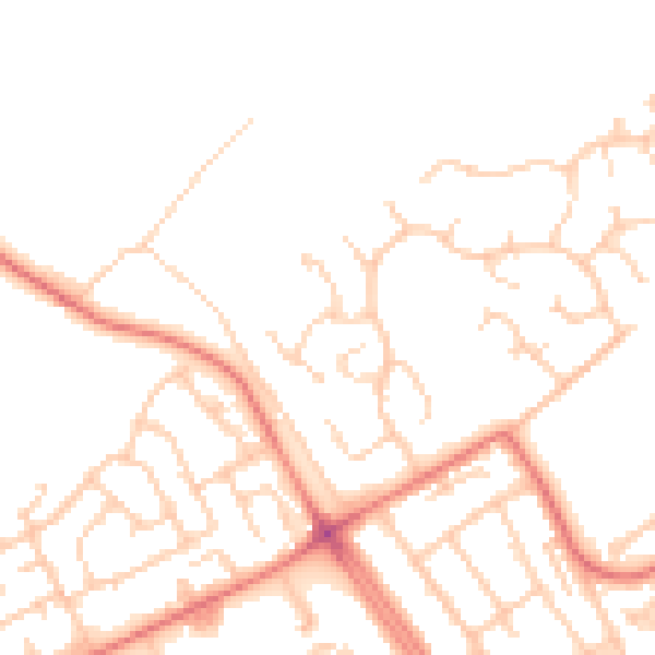 Daytime road noise heatmap for L12 0AD