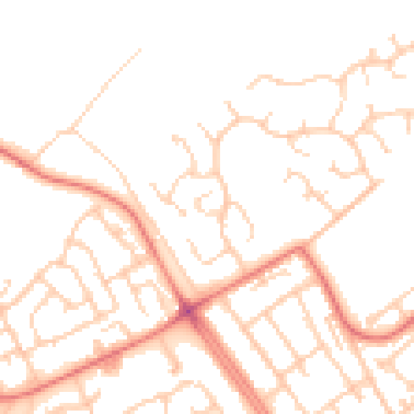 Daytime road noise heatmap for L12 0AF