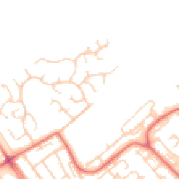 Daytime road noise heatmap for L12 0AL