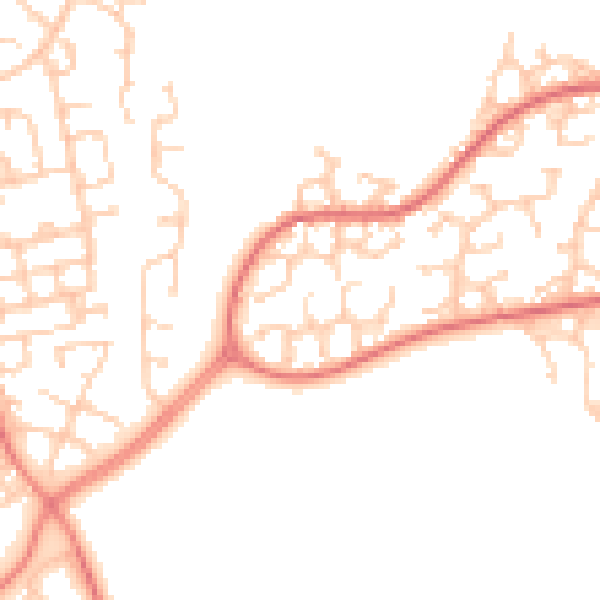 Daytime road noise heatmap for L12 0AP