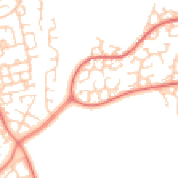 Daytime road noise heatmap for L12 0AT