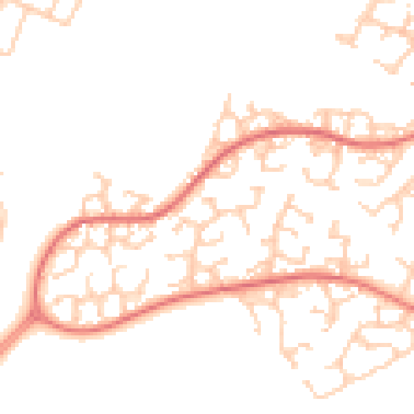 Daytime road noise heatmap for L12 0BB