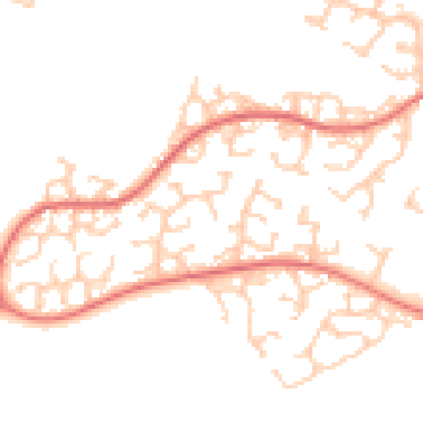 Daytime road noise heatmap for L12 0BD
