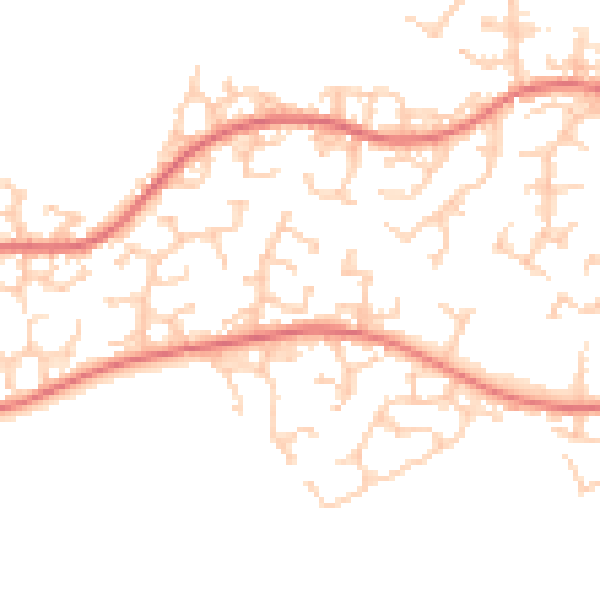 Daytime road noise heatmap for L12 0BG