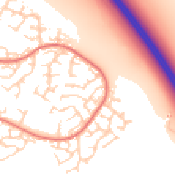 Daytime road noise heatmap for L12 0BL
