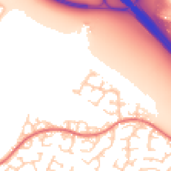 Daytime road noise heatmap for L12 0BS