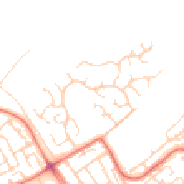 Daytime road noise heatmap for L12 0HX