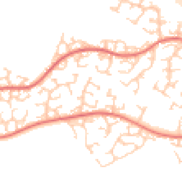 Daytime road noise heatmap for L12 0JT