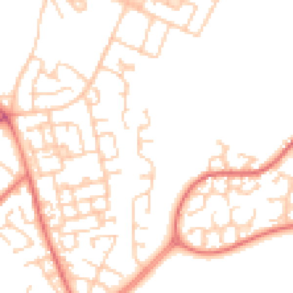 Daytime road noise heatmap for L12 0LQ