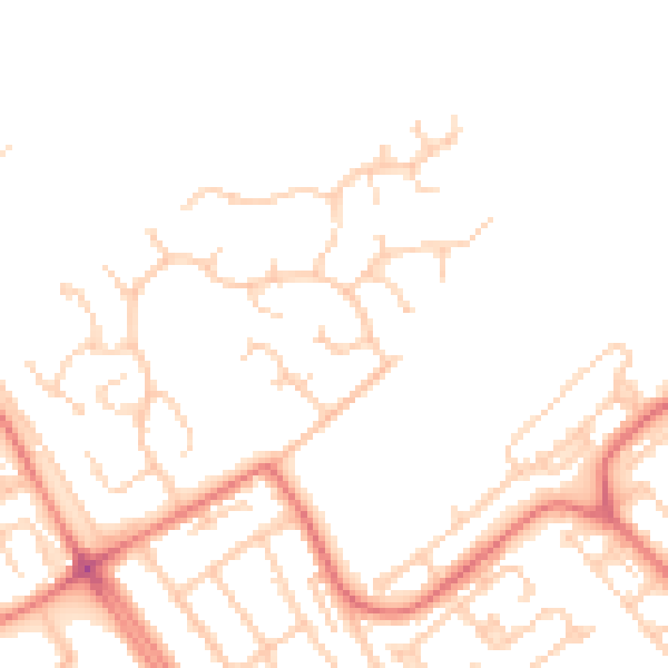 Daytime road noise heatmap for L12 0LS