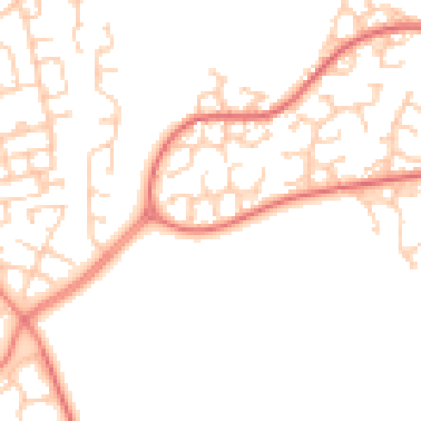 Daytime road noise heatmap for L12 0ND