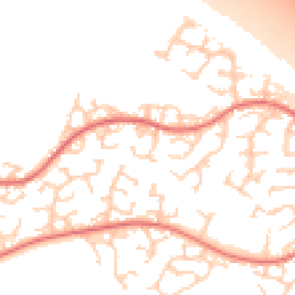 Daytime road noise heatmap for L12 0PF