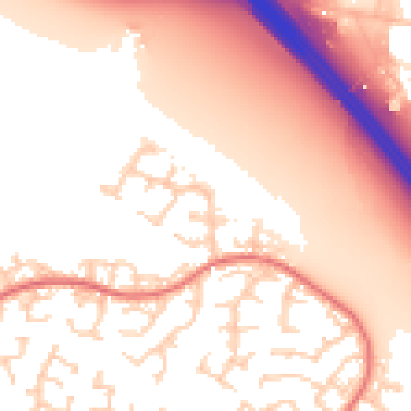 Daytime road noise heatmap for L12 0PP