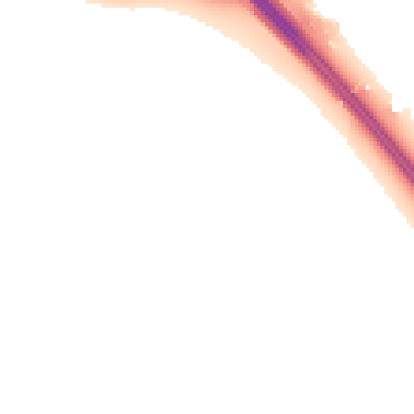 Night-time road noise heatmap for L12 0PP