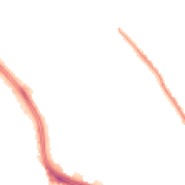 Night-time road noise heatmap for L12 1NE