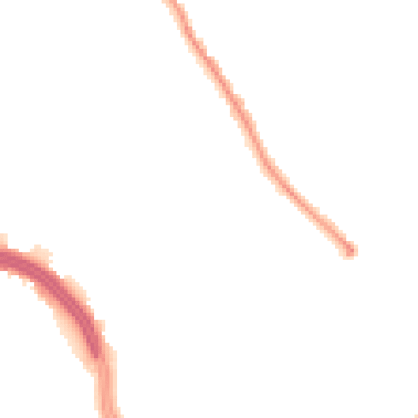 Night-time road noise heatmap for L12 2AS