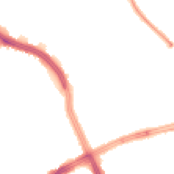 Night-time road noise heatmap for L12 2AY