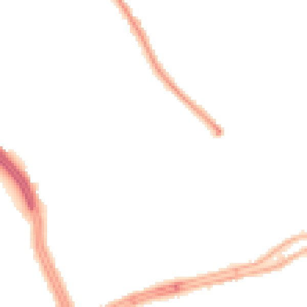 Night-time road noise heatmap for L12 2BA