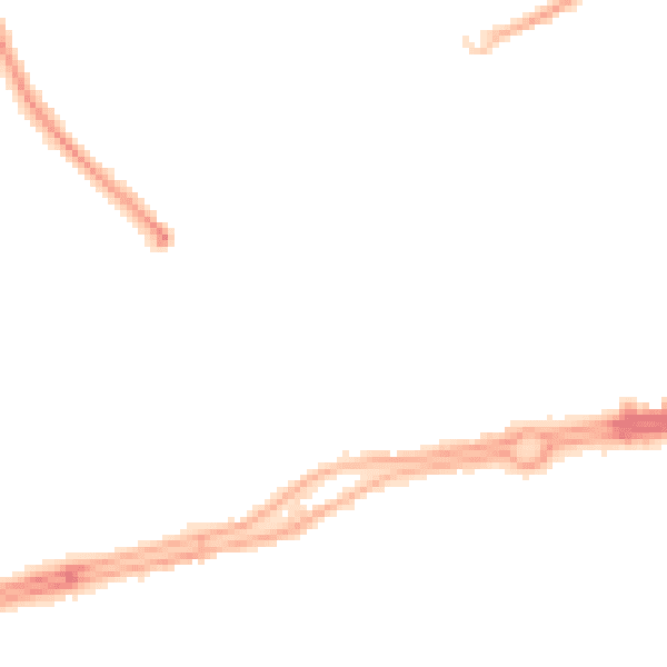 Night-time road noise heatmap for L12 3HL