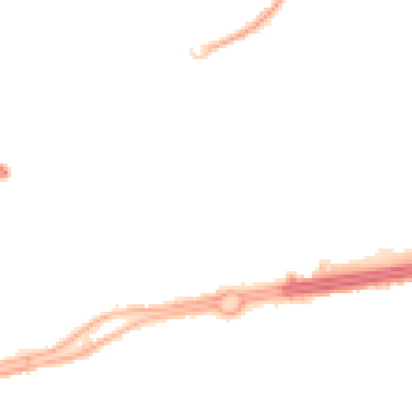 Night-time road noise heatmap for L12 3HR