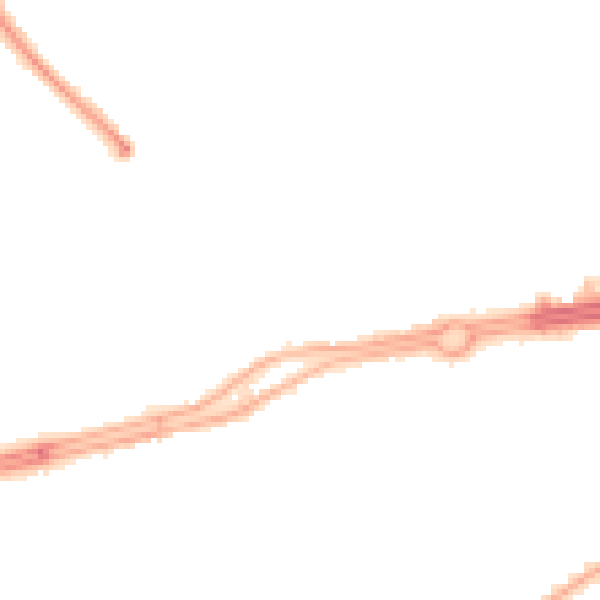 Night-time road noise heatmap for L12 3HU