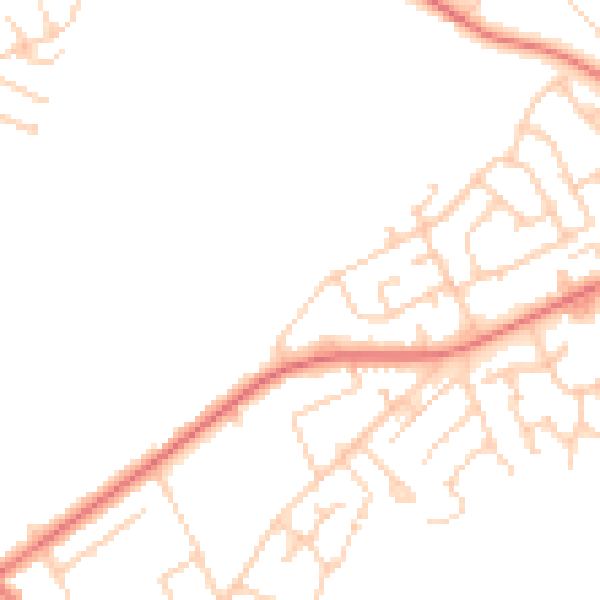 Daytime road noise heatmap for L12 4XN