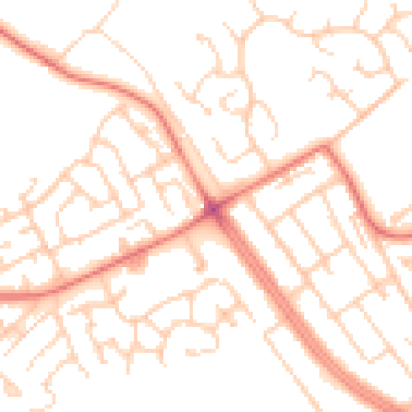 Daytime road noise heatmap for L12 4YL