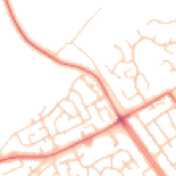 Daytime road noise heatmap for L12 4YS