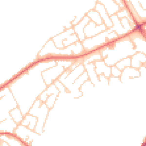 Daytime road noise heatmap for L12 4YU