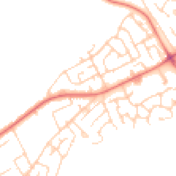 Daytime road noise heatmap for L12 4ZL