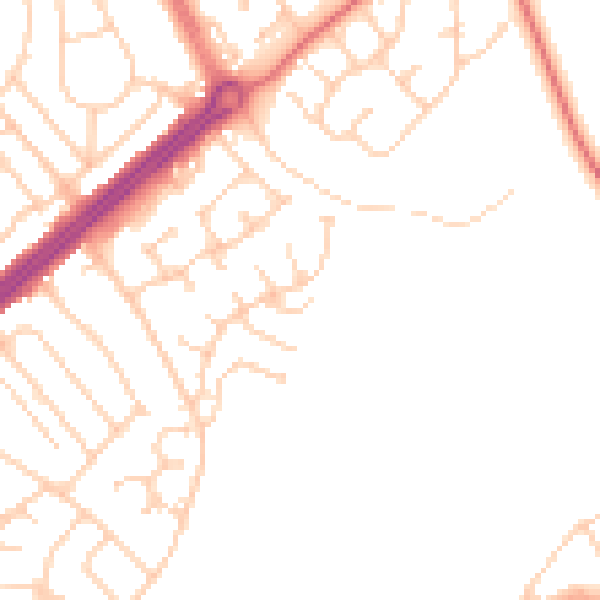 Daytime road noise heatmap for L12 5JY