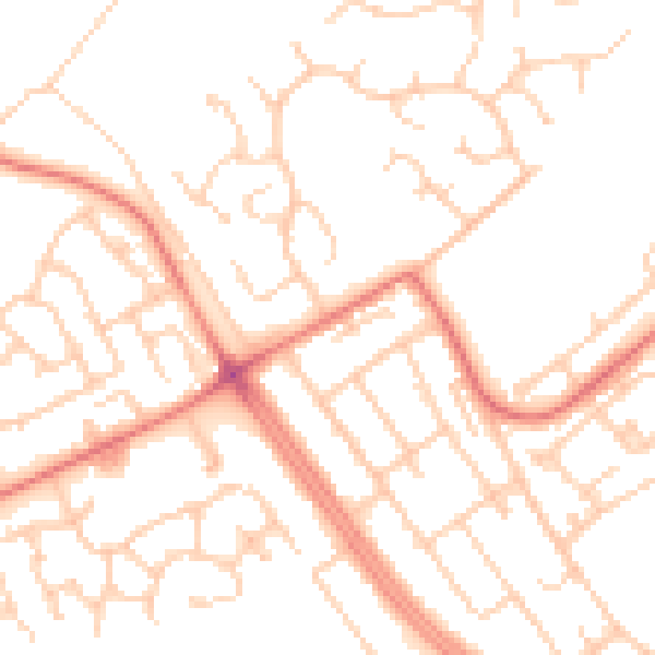 Daytime road noise heatmap for L12 6QP