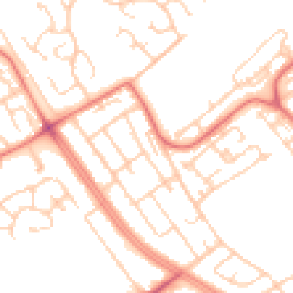 Daytime road noise heatmap for L12 6RG