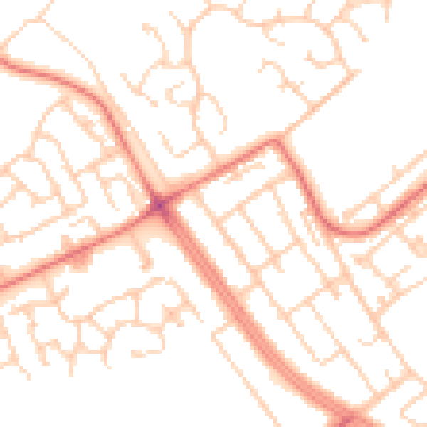 Daytime road noise heatmap for L12 6RJ