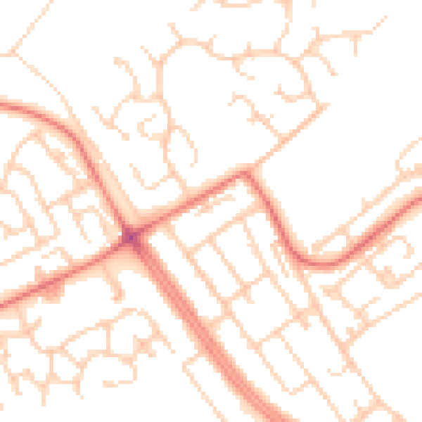 Daytime road noise heatmap for L12 6RS