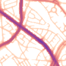 Daytime road noise heatmap for L13 0AA