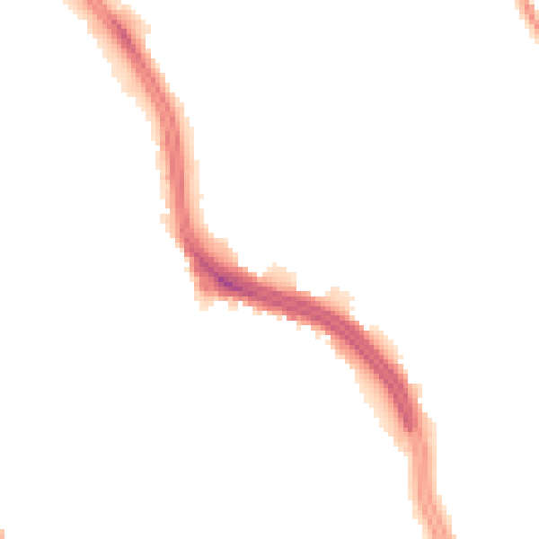 Night-time road noise heatmap for L13 0AG