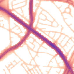 Daytime road noise heatmap for L13 0AH