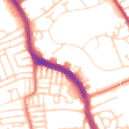 Daytime road noise heatmap for L13 0AQ