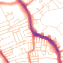 Daytime road noise heatmap for L13 0AR