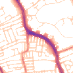 Daytime road noise heatmap for L13 0AS
