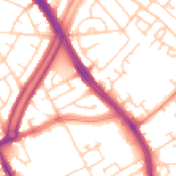 Daytime road noise heatmap for L13 0AW